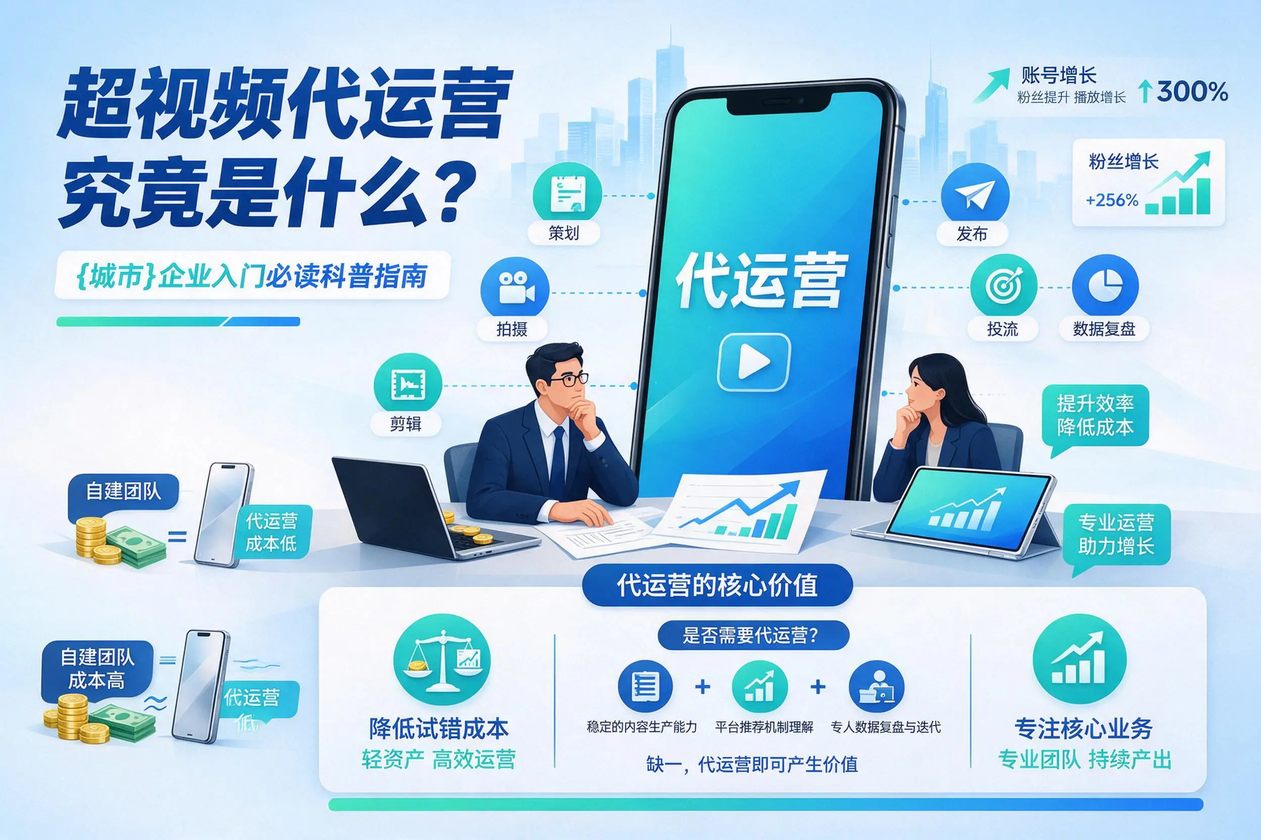 短视频代运营究竟是什么？那曲企业入门必读科普指南
