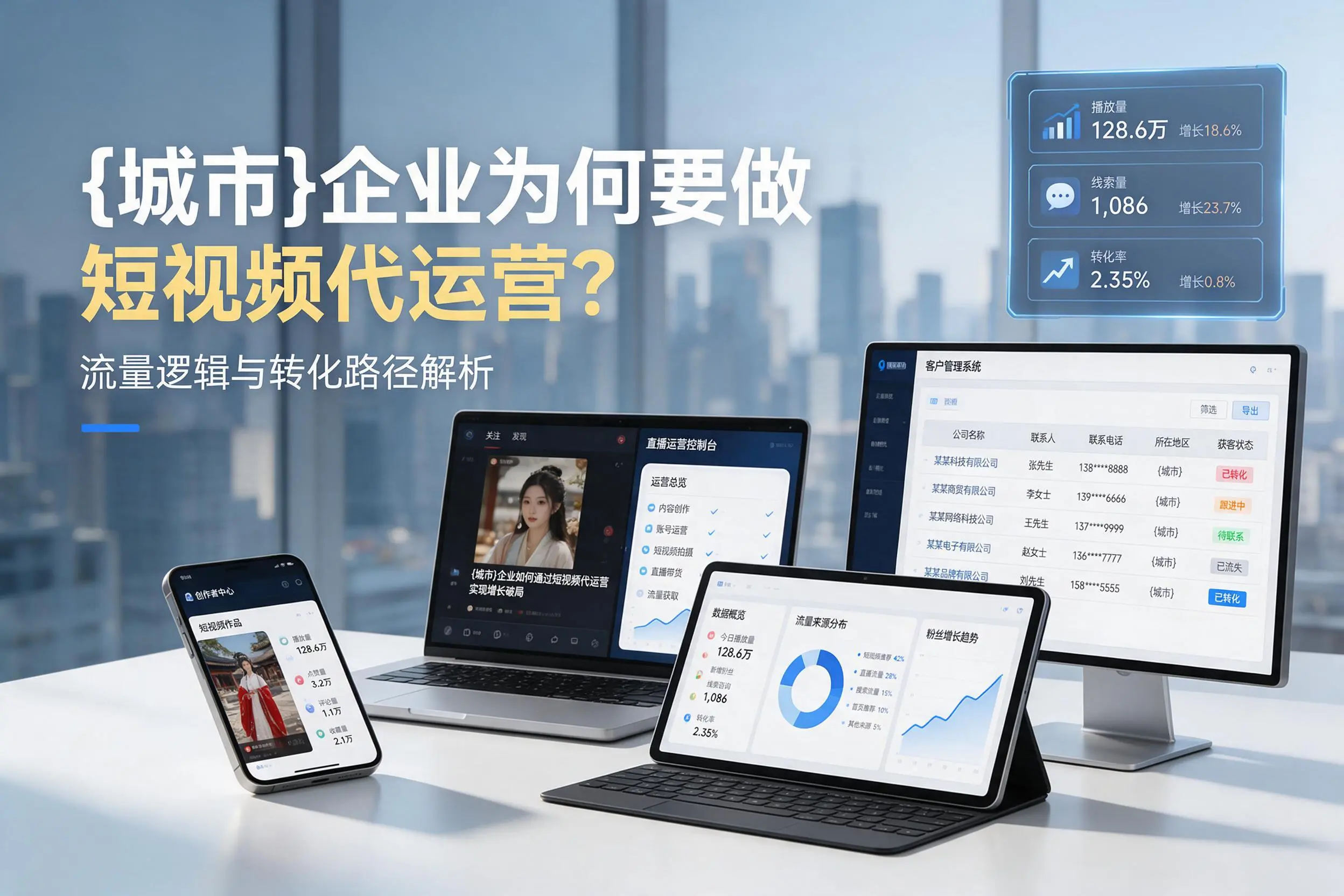 那曲企业为何要做短视频代运营？流量逻辑与转化路径解析