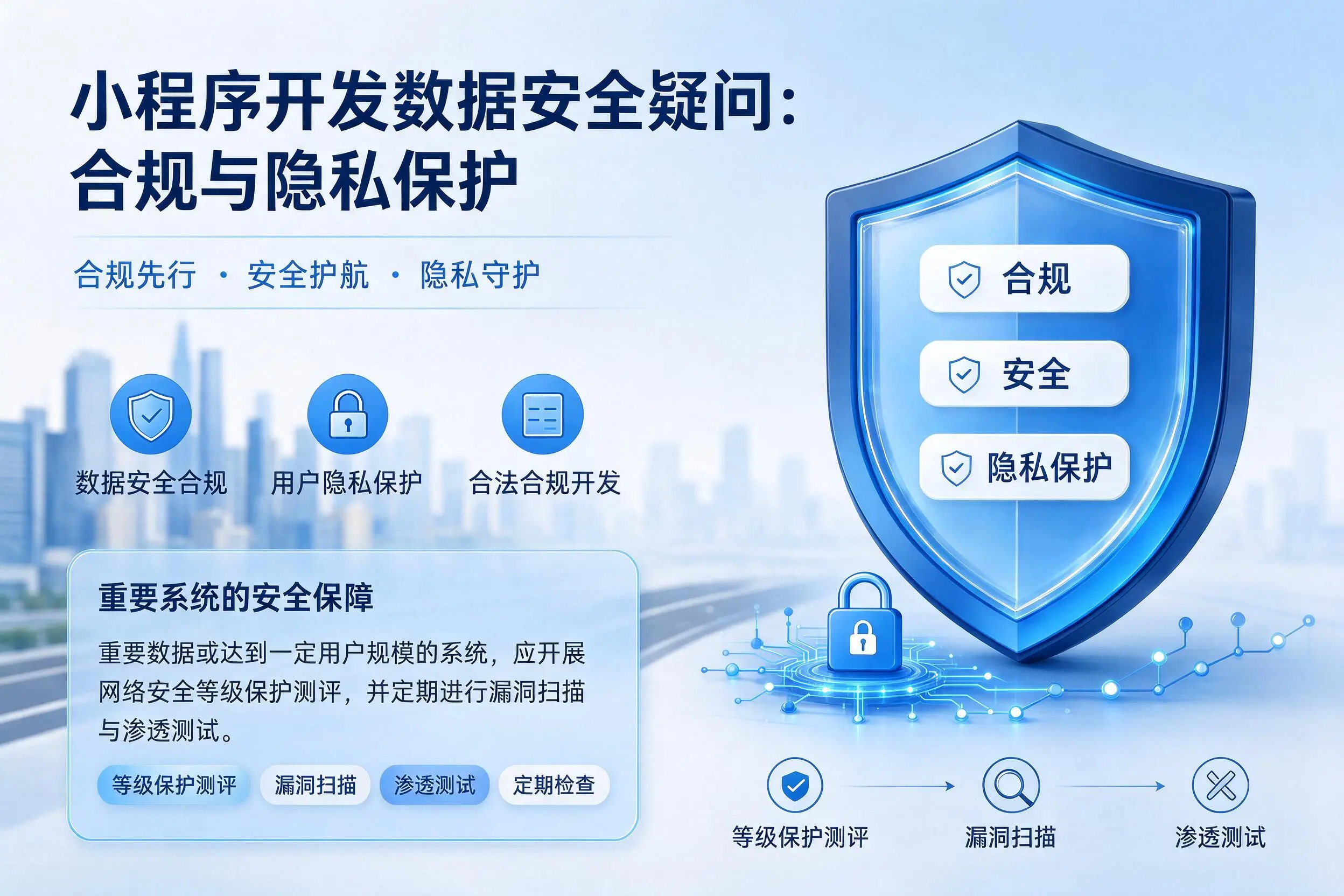 那曲小程序开发数据安全疑问：合规与隐私保护